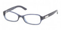 RALPH LAUREN RL 6082 Eyeglasses 5276 Blue Sea Transp 52-16-135