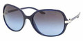 Ralph Lauren RL8064 Sunglasses 50648F Shiny Blue