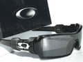 Oakley OIL RIG Sunglasses (24-058) Polished Black & Silver Ghost Text 28-128-129