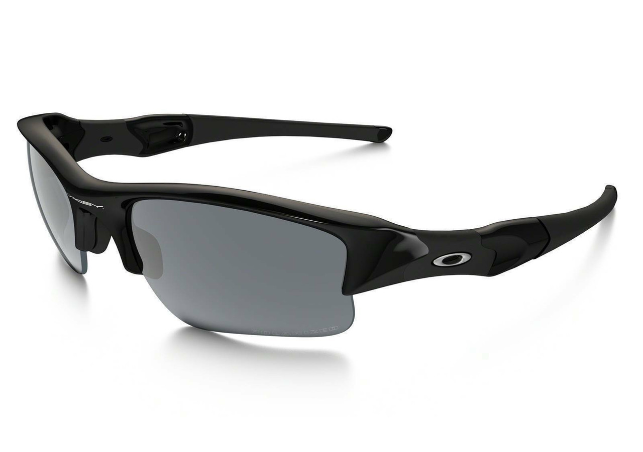 Oakley FLAK JACKET XLJ Sunglasses (12-903) Jet Black 63-14-133