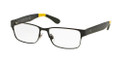 Polo PH 1160 Eyeglasses 9304 Semi Shiny Black 54-16-145