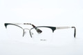 Prada PR 65QV Eyeglasses UEI1O1 Green/Silver 53-17-140
