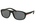 Prada Sport PS 01RS Sunglasses DG05Z1 Black Rubber 58-18-135