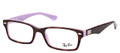 Ray Ban RX5206F Eyeglasses 5240 Top Havana On Opal Violet 54-18-145