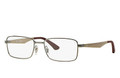 Ray Ban RX 6333 Eyeglasses 2511 Shiny Brown 54-17-145