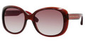 MARC BY MARC JACOBS MMJ 273/S Sunglasses 01UF Burg Hearts 55-18-135