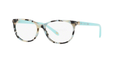 Tiffany TF2135 Eyeglasses 8213 Beige Havana Spotted Blue 54-16-140