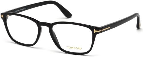 Tom Ford FT5355 Eyeglasses 001 Shiny Black 54-18-145 - Elite