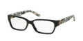 Tory Burch TY 2025 Eyeglasses 3155 Black/Black White Marble 51-14-135