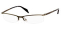 Alexander McQueen 4152 Eyeglasses 02NM Semi Matte Br