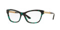 Versace VE 3214 Eyeglasses 5076 Green Havana 54-16-140
