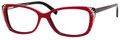Alexander McQueen 4164 Eyeglasses 0RD0 Red Beige-Blk