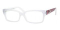 Alexander McQueen 4165 Eyeglasses 0RI7 Crystal Blue Wht
