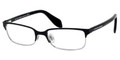 Alexander McQueen 4177 Eyeglasses 0QR7 Shiny Blk-Palladium