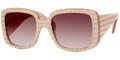Alexander McQueen 4154 Sunglasses 0IQXFM Beige Pink Ivory