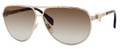 Alexander McQueen 4156 Sunglasses 03YGCC Light Gold
