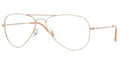 Ray Ban Eyeglasses RX 6049 2670 Gold/Beige 52mm