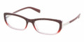 Prada Eyeglasses PR 03NV  DARK RED SHADED ZXM1O1 55mm