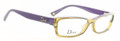 DIOR 3204 Eyeglasses 0SS7 Transp Brown 54mm