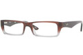 Ray Ban RB 5236 Eyeglasses 5055 Brown Grad Transp.Gray 53mm