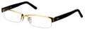 Ray Ban Eyeglasses RB 6182 2500 Gold Black 51mm