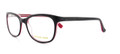 MICHAEL KORS Eyeglasses MK247 021 Black Red 54MM