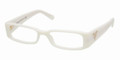 PRADA PR 22MV Eyeglasses 7S31O1 Ivory White/Gold 51mm
