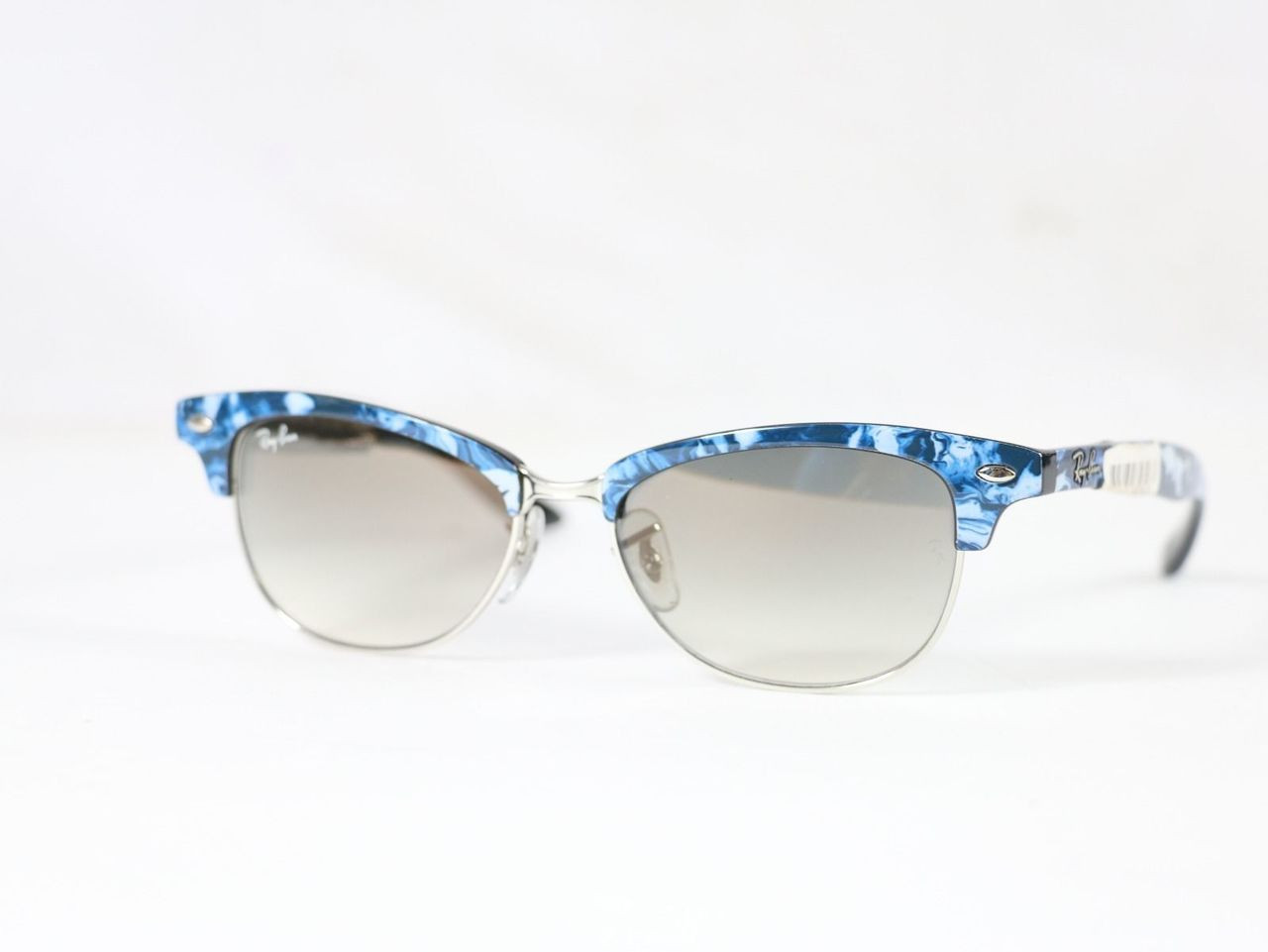 As Krimpen familie Ray Ban Sunglasses RB 4132 832/32 Blue Murble 52MM - Elite Eyewear Studio