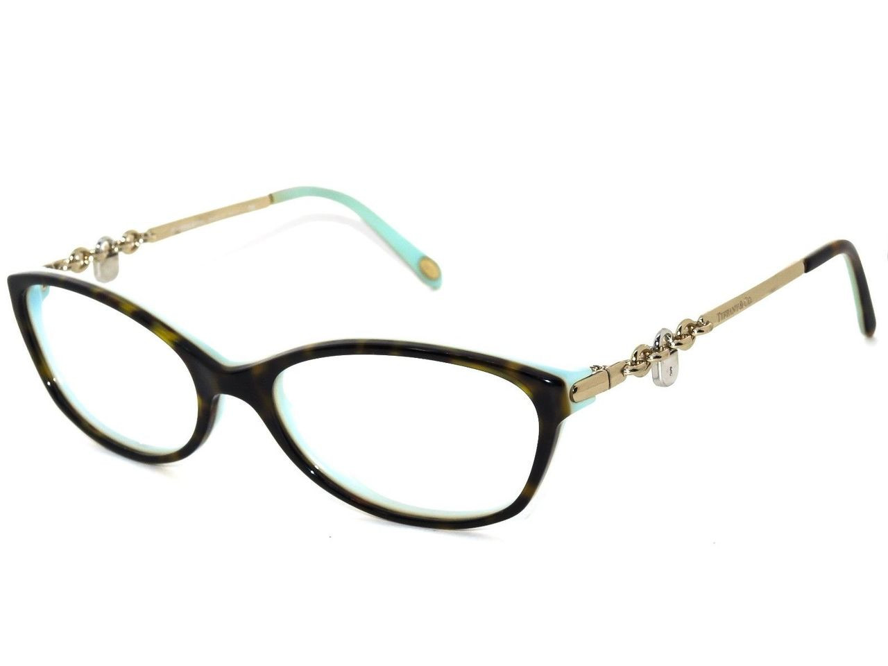 TIFFANY Eyeglasses TF 2063 8134 Havana Blue 52MM - Elite Eyewear