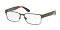 POLO Eyeglasses PH1160 9306 Matte Olive Green 54MM	