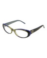 Gucci 3515 Eyeglasses 0WOC Blue Purple Green 51mm