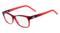 LACOSTE Eyeglasses L2691 603 Red Transparent 53MM	
