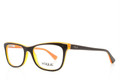 VOGUE Eyeglasses VO2763 2279 Brown Yellow Orange Transparent 53MM	