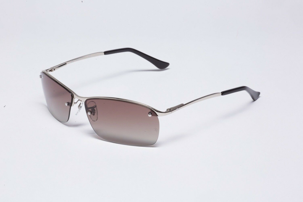 Ray Ban RB 3183 Sunglasses 003/8Z Silver 63mm - Elite Eyewear Studio