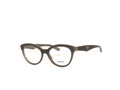 PRADA Eyeglasses PR11RV UAM1O1 Opal Brown On Brown 50MM	