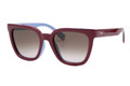 Fendi 0121/F/S Sunglasses 0MFU Burgundy Azure 53-20-140