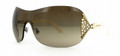BVLGARI Sunglasses BV 6061B 325/13 Pale Gold 33mm