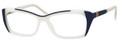 Balenciaga 0077 Eyeglasses 002V Blue Ivory