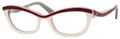 Balenciaga 0089 Eyeglasses 0VDD Red Wht Grey