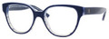 Balenciaga 0118 Eyeglasses 0XQE Blue Shaded