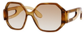 Balenciaga 0132 Sunglasses 003DS6 Straited Beige
