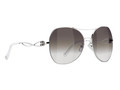 Balenciaga 0049 Sunglasses 0010JS  PALLADIUM Wht