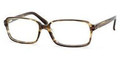 CLAIBORNE ACTOR Eyeglasses 0EH3 Striped Br 56-15-140