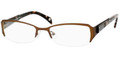 LIZ CLAIBORNE 349 Eyeglasses 0RX3 Choco 53-18-130