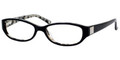 LIZ CLAIBORNE 375 Eyeglasses 0ESU Blk Ivory 54-16-135