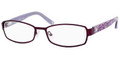 LIZ CLAIBORNE 378 Eyeglasses 0Y76 Purple Floral 52-17-135