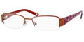 LIZ CLAIBORNE 387 Eyeglasses 0RC7 Copper Floral 53-17-135