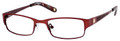 LIZ CLAIBORNE 419 Eyeglasses 0FC9 Red Rose 48-17-135