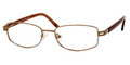 SAKS FIFTH AVENUE 227 Eyeglasses 068P Bronze 53-17-135