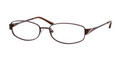 SAKS FIFTH AVENUE 242 Eyeglasses 0JBE Brushed Br 55-16-135